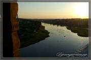 Панорама реки Туры на закате