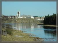 Река Тура и панорама Троицкого камня