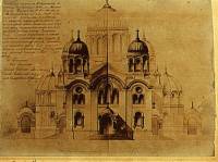 Чертеж Крестовоздвиженского монастыря